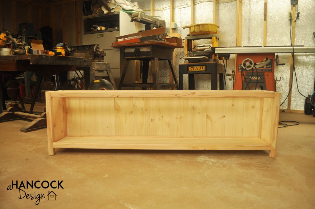 DIY custom footboard bookshelf build