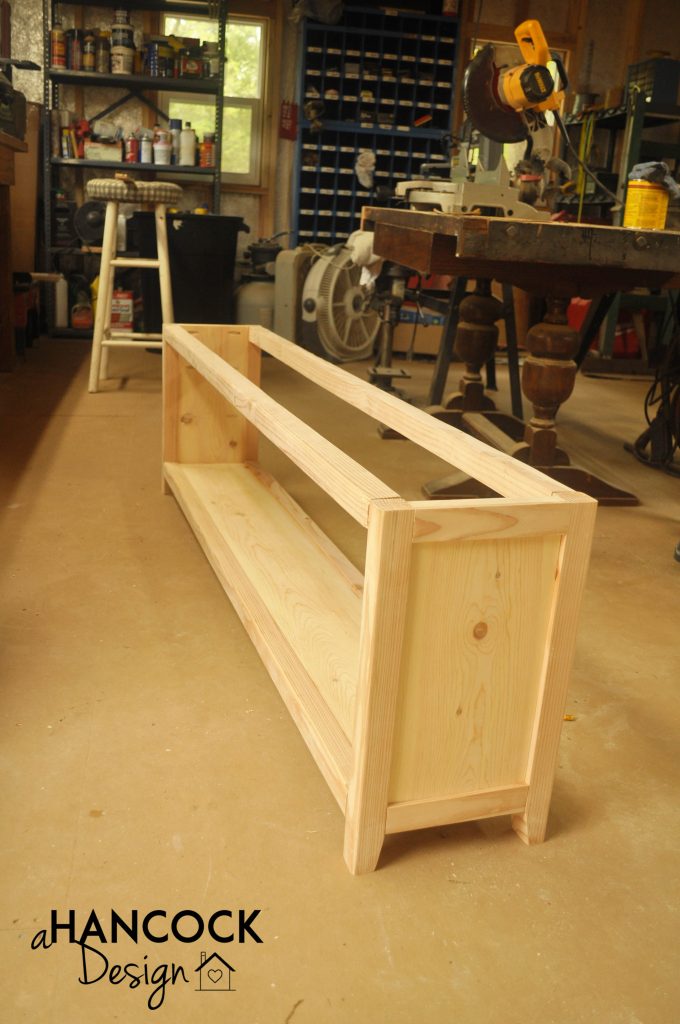 Custom DIY footboard taking shape