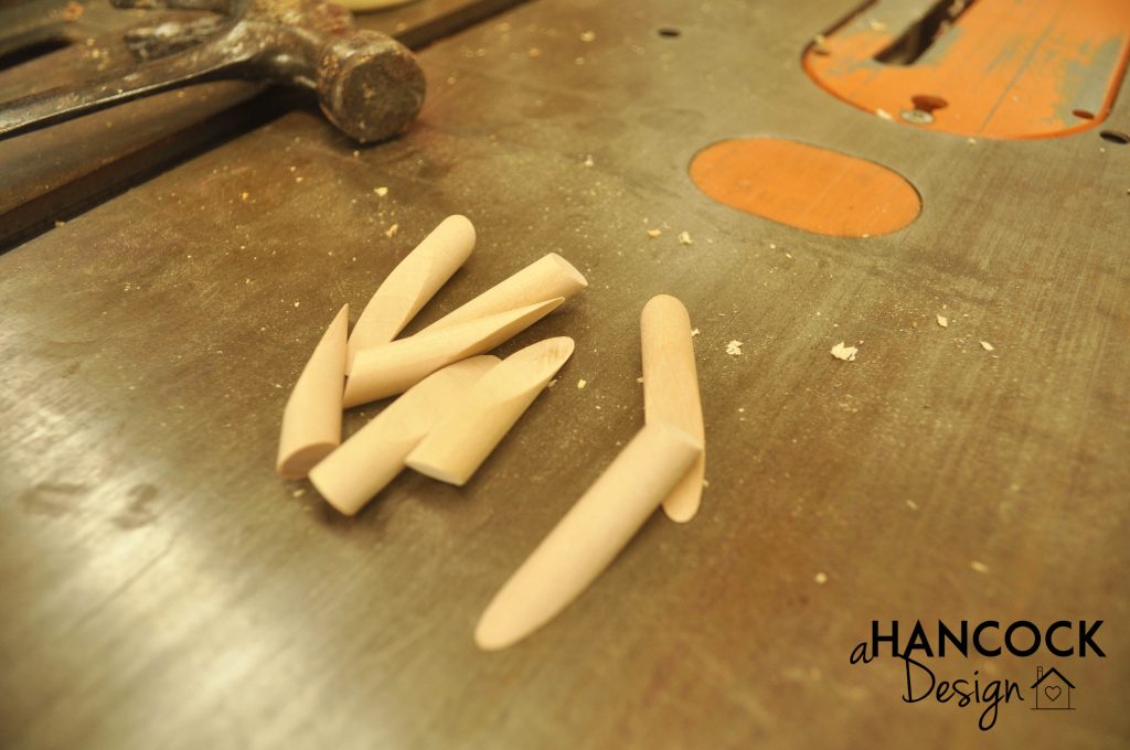 Pocket hole wooden plugs