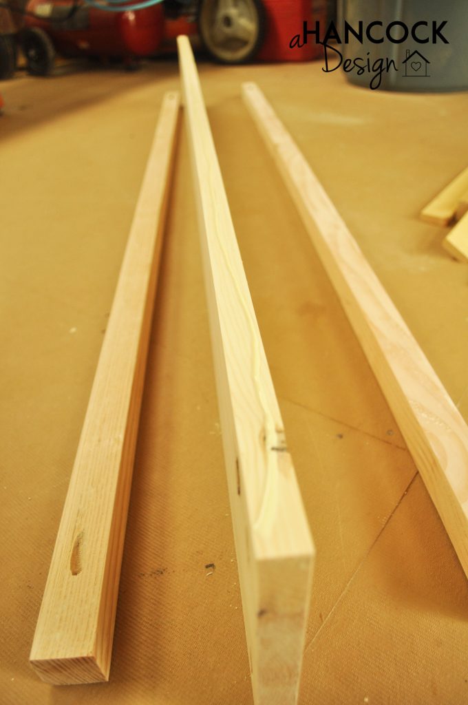 bottom piece custom diy footboard pocket holes