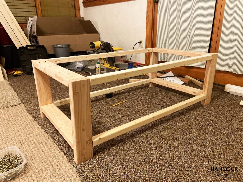 How to make a frame coffee table